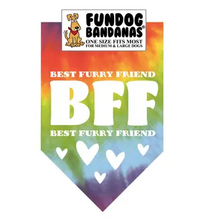 Load image into Gallery viewer, Best Furry Friend Bandana - FunDog Bandana's - Assorted Colors