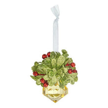Load image into Gallery viewer, Ganz Kissing Krystals Champagne Teeny Mistletoe Jewel Ornament