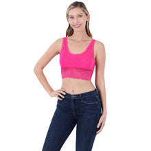 Load image into Gallery viewer, Pretty Lace Seamless Bralette - Assorted Colors