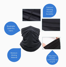 Load image into Gallery viewer, Premium Sports Neck Gaiter Face Mask