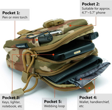 Load image into Gallery viewer, Tactical MOLLE Military Pouch Waist bag