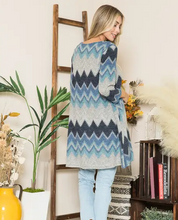 Load image into Gallery viewer, Chevron Abstract Print Tunic/Dress - Plus