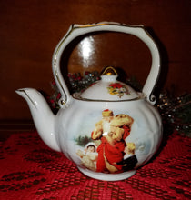 Load image into Gallery viewer, Christmas Stroll with Santa Teapot