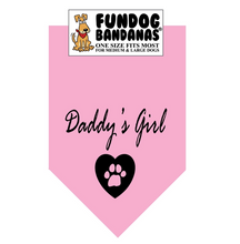 Load image into Gallery viewer, Daddy's Girl Bandana - FunDog Bandana's - Assorted Colors