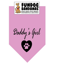 Load image into Gallery viewer, Daddy's Girl Bandana - FunDog Bandana's - Assorted Colors