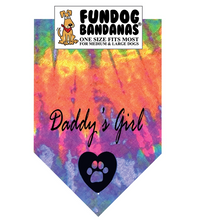 Load image into Gallery viewer, Daddy's Girl Bandana - FunDog Bandana's - Assorted Colors