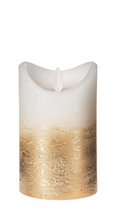 Load image into Gallery viewer, LUXURYLITE™ 3X5" LED Wax Pillar - Champaign Ombre or Silver Ombre