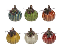 Load image into Gallery viewer, Pumpkin Figurine by Ganz - Assorted Colors Available