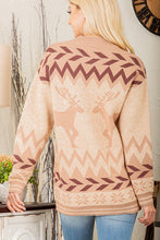 Load image into Gallery viewer, Reindeer Sweater Top - Plus