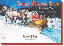 Load image into Gallery viewer, Santa's Western Route by Nona Hengen Christmas Card Assortment - Leanin' Tree