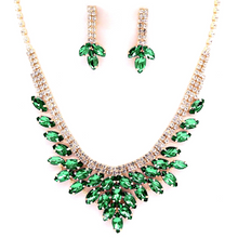 Load image into Gallery viewer, Marquise Stone Cloud Necklace & Earring Set