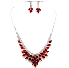 Load image into Gallery viewer, Marquise Stone Cloud Necklace & Earring Set