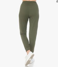 Load image into Gallery viewer, Olive Premium Plus Size Joggers