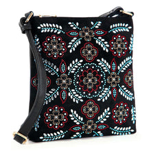 Load image into Gallery viewer, Colorful Rhinestone Pattern Crossbody Sling