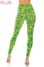 Load image into Gallery viewer, Paddy Perfection Shamrock Plus Size Leggings - St. Patrick's Day Leggings
