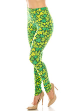 Load image into Gallery viewer, Paddy Perfection Shamrock Leggings - St. Patrick's Day Leggings
