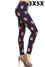 Load image into Gallery viewer, Bundled Up Penguin Curvy Plus Size Leggings