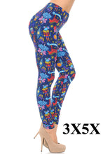 Load image into Gallery viewer, Nutcracker Christmas Curvy Plus Size Leggings