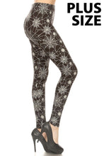 Load image into Gallery viewer, Wicked Web Plus Size Halloween Leggings