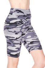 Load image into Gallery viewer, Premium Biker Short - Grey Camouflage