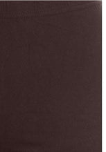 Load image into Gallery viewer, Solid Brown Curvy Plus Size Leggings