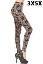 Load image into Gallery viewer, Cat Magic Curvy Plus Size Halloween Leggings