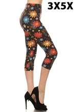 Load image into Gallery viewer, Daisy Garden Curvy Plus Size Premium Capri