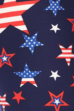 Load image into Gallery viewer, Freedom Stars-4th of July Plus Size Leggings