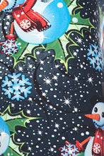 Load image into Gallery viewer, Frosty Blue Snowman Kids Leggings