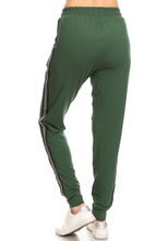 Load image into Gallery viewer, Green Stripe Premium Joggers