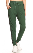 Load image into Gallery viewer, Green Stripe Premium Joggers