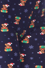 Load image into Gallery viewer, Kids Christmas Teddy Leggings