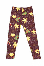 Load image into Gallery viewer, Kids Gingerbread Cookie Leggings