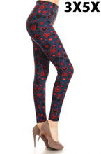 Load image into Gallery viewer, Love Spell Curvy Plus Size Valentine's Day Leggings