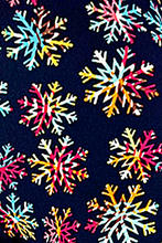 Load image into Gallery viewer, Rainbow Snowflakes Plus Size Leggings
