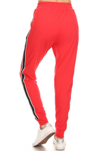 Load image into Gallery viewer, Red Stripe Premium Joggers-Medium