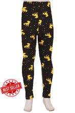 Load image into Gallery viewer, Stars & Unicorns Kids Leggings