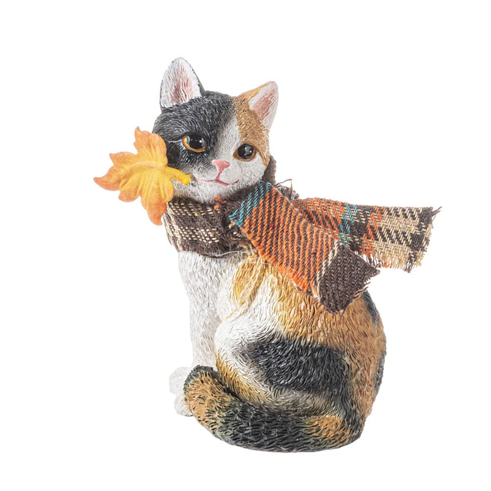 Ganz Pets in Plaids Cat Figurine - Calico