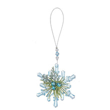 Load image into Gallery viewer, Ganz Kissing Krystals Winter Ice Teeny Snowflake Ornament - Crystals
