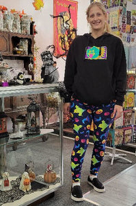 Monster Mash Curvy Plus Size Halloween Leggings