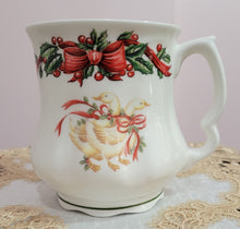 Load image into Gallery viewer, Christmas Geese English Bone China Mug

