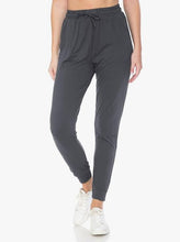 Load image into Gallery viewer, Charcoal Plus Size Joggers
