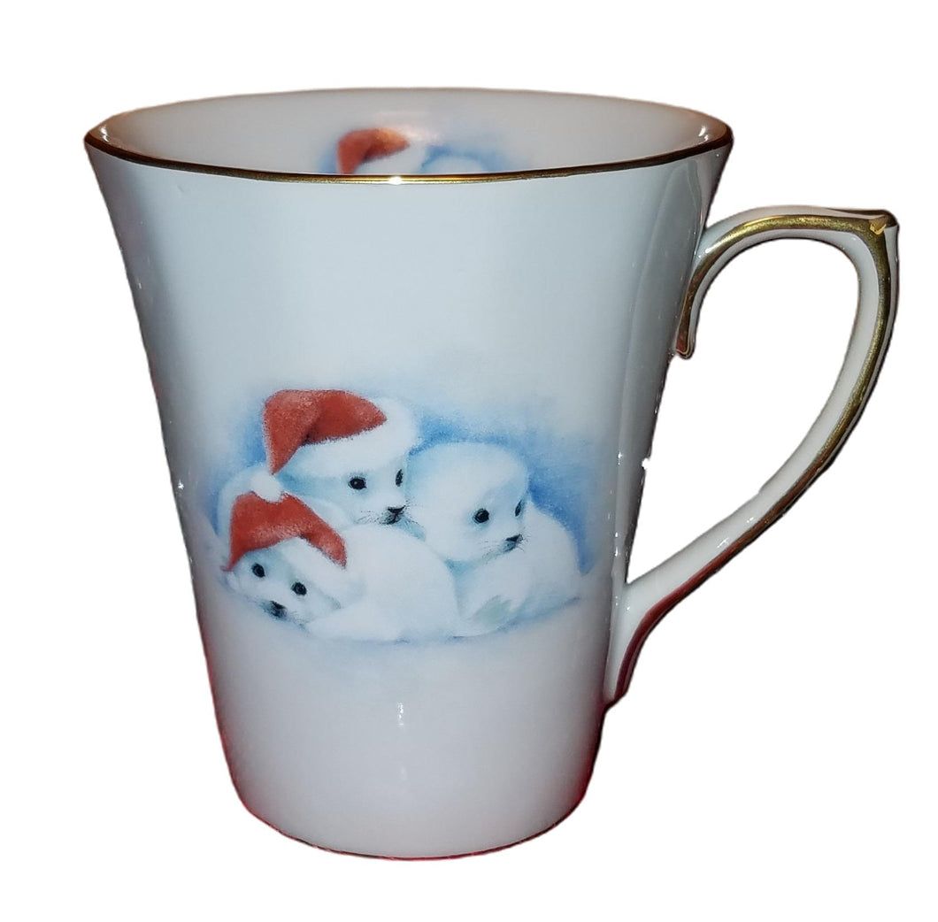Christmas Seal Mug - Fine Porcelain