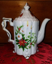 Load image into Gallery viewer, Christmas Candle Teapot - Fine Porcelain

