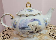 Load image into Gallery viewer, Polar Bear Princess Teapot - Fine Porcelain
