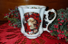 Load image into Gallery viewer, Victorian Santa Mug - Fine Porcelain

