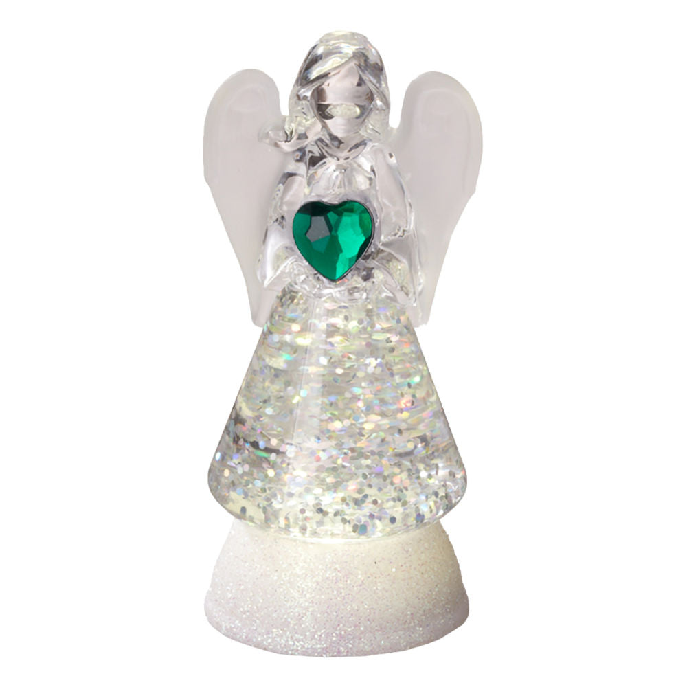 Ganz Angel Mini Shimmer Birthstone - May Emerald