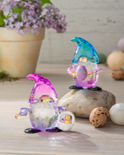 Load image into Gallery viewer, Ganz Crystal Expressions Spring Easter Gnome Figurine (Easter Basket)
