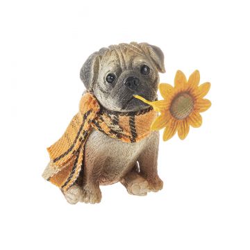 Pets in Plaids Dog Figurine - Pug