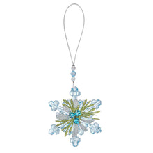 Load image into Gallery viewer, Ganz Kissing Krystals Winter Ice Teeny Snowflake Ornament - Cube
